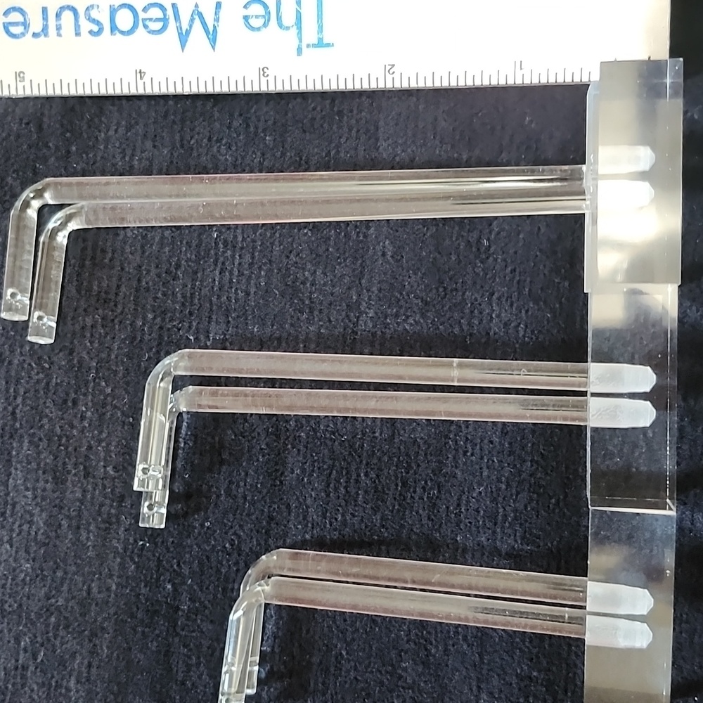EUC Set Of 3 Acrylic Earrings Display Stands. - Picture 2 of 3